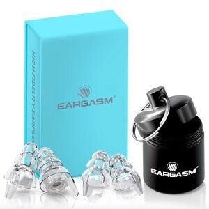 NEW Eargasm High Fidelity Earplugs: Transparent Edition MSRP$50 NIP